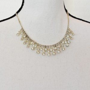 Anne Klein Crystal Bib Necklace